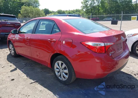 2014 Toyota Corolla Le from USA, damaged, VIN 2T1BURHE1EC060173